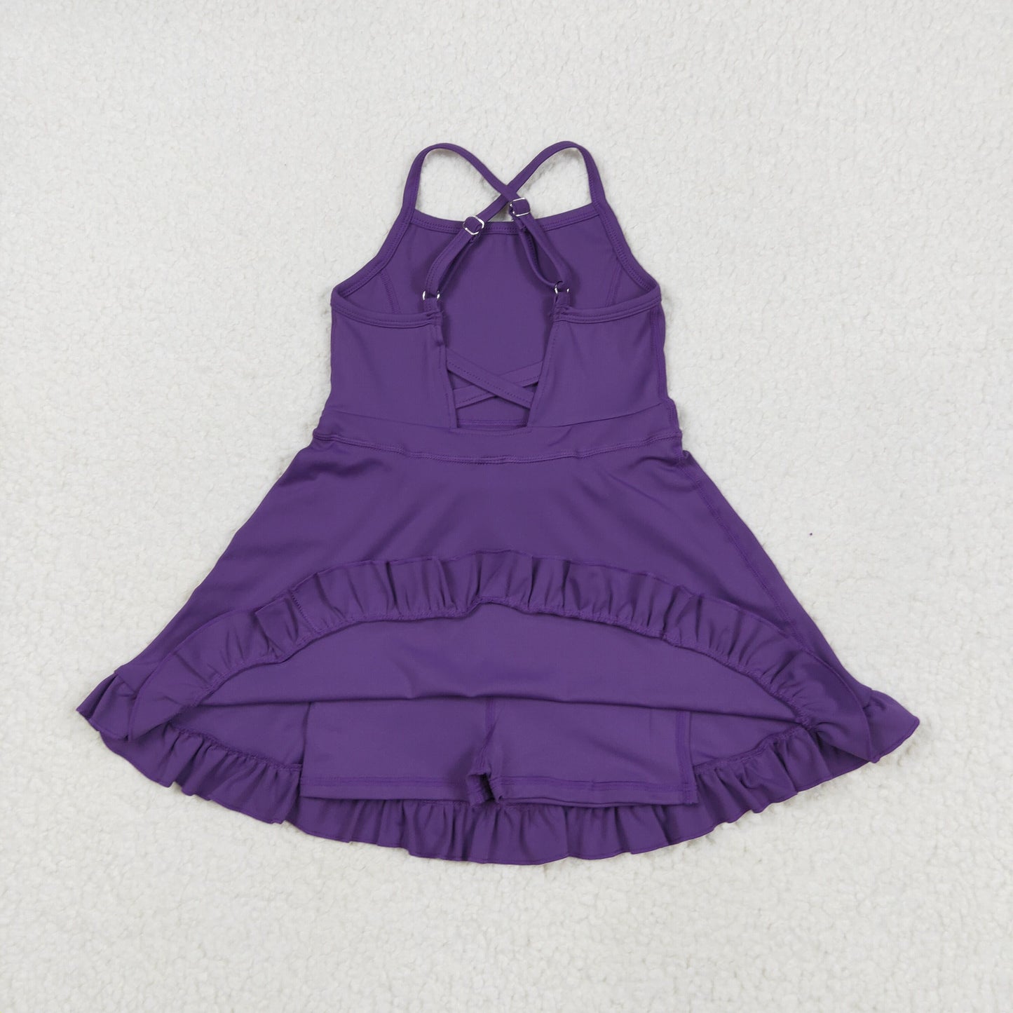 Sibling Baby Girls Knit Knee Length Active Wear Athletic Dresses