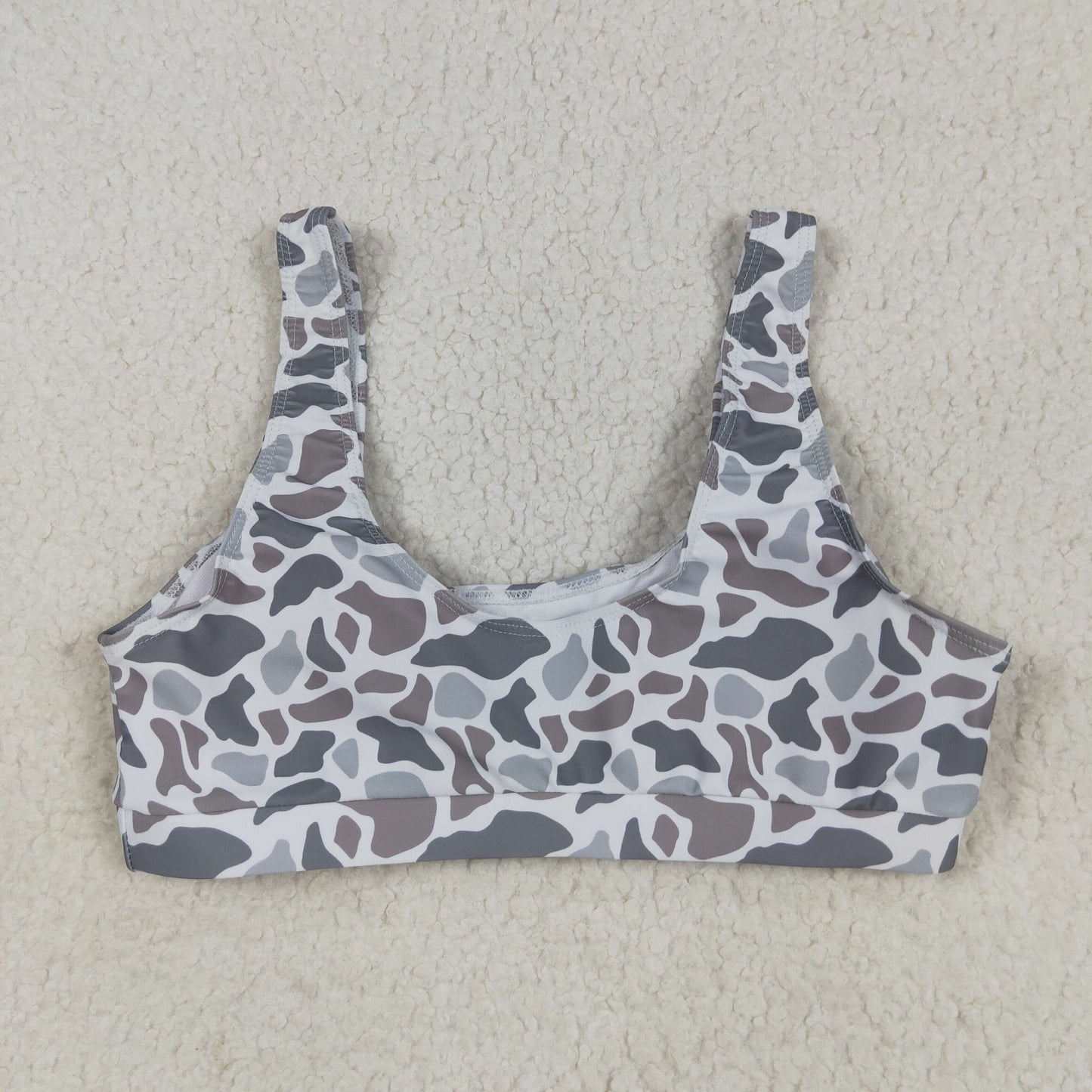 Family Adult Baby Kids Southern Light Grey Camo Beach Wear Trunks Swimsuits
