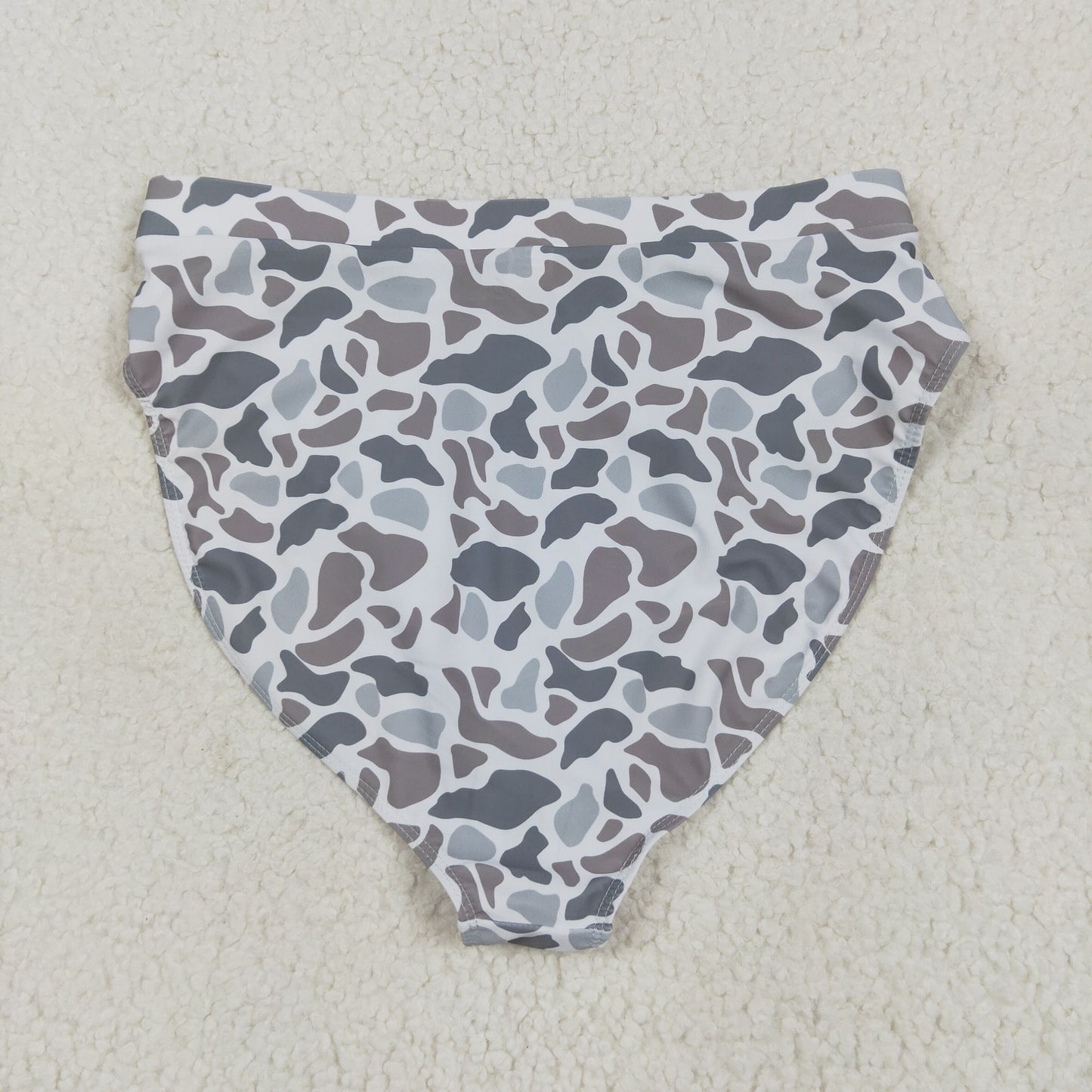 USA Shop Adult Women Light Grey Camo Swimsuits Bummies Bottom
