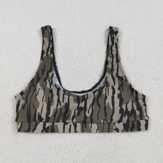 USA Shop Adult Women Olive Camo Swimsuits Bra Top