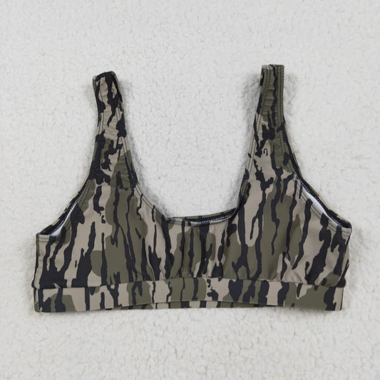 USA Shop Adult Women Olive Camo Swimsuits Bra Top