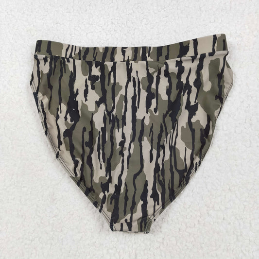 USA Shop Adult Women Olive Camo Swimsuits Bummies Bottom