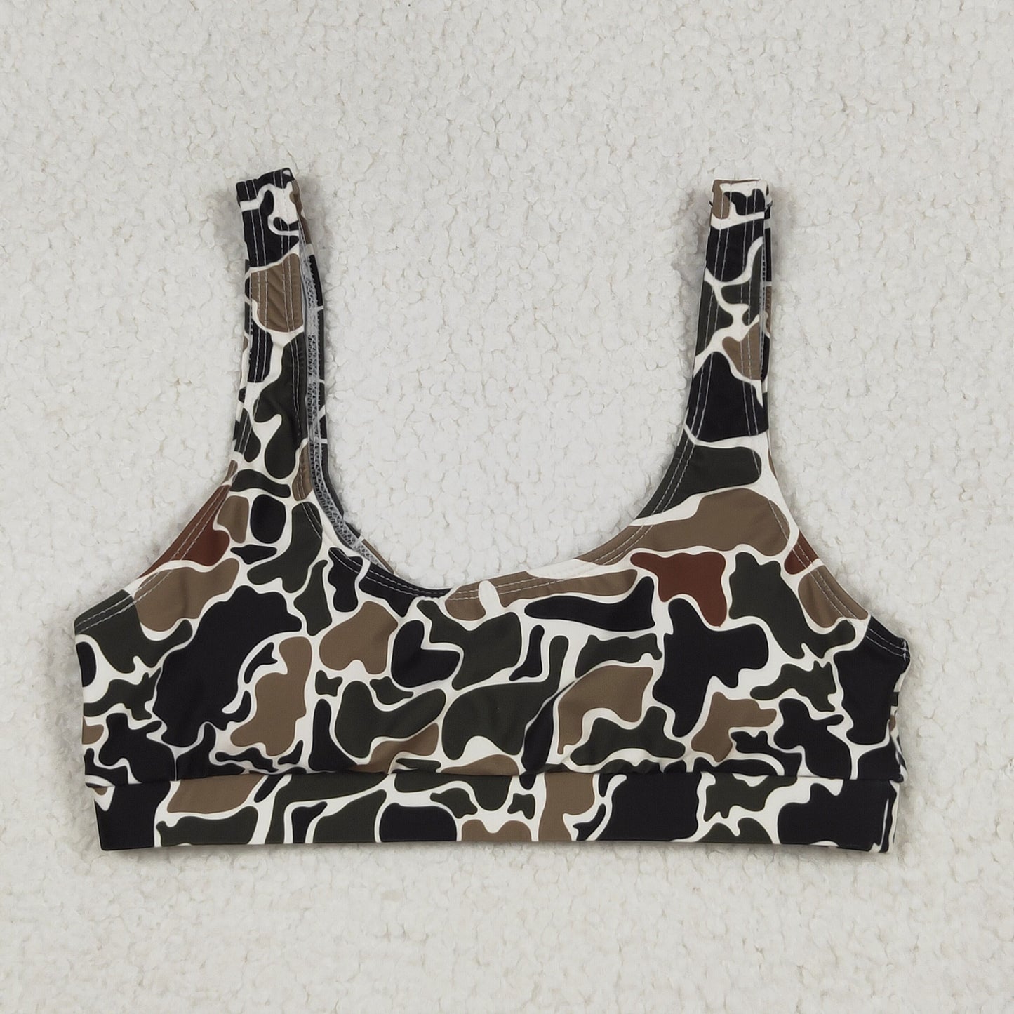 Sibling Adult Women Western Camouflage Top Bummies 2pcs Bikini Swimsuits Sets