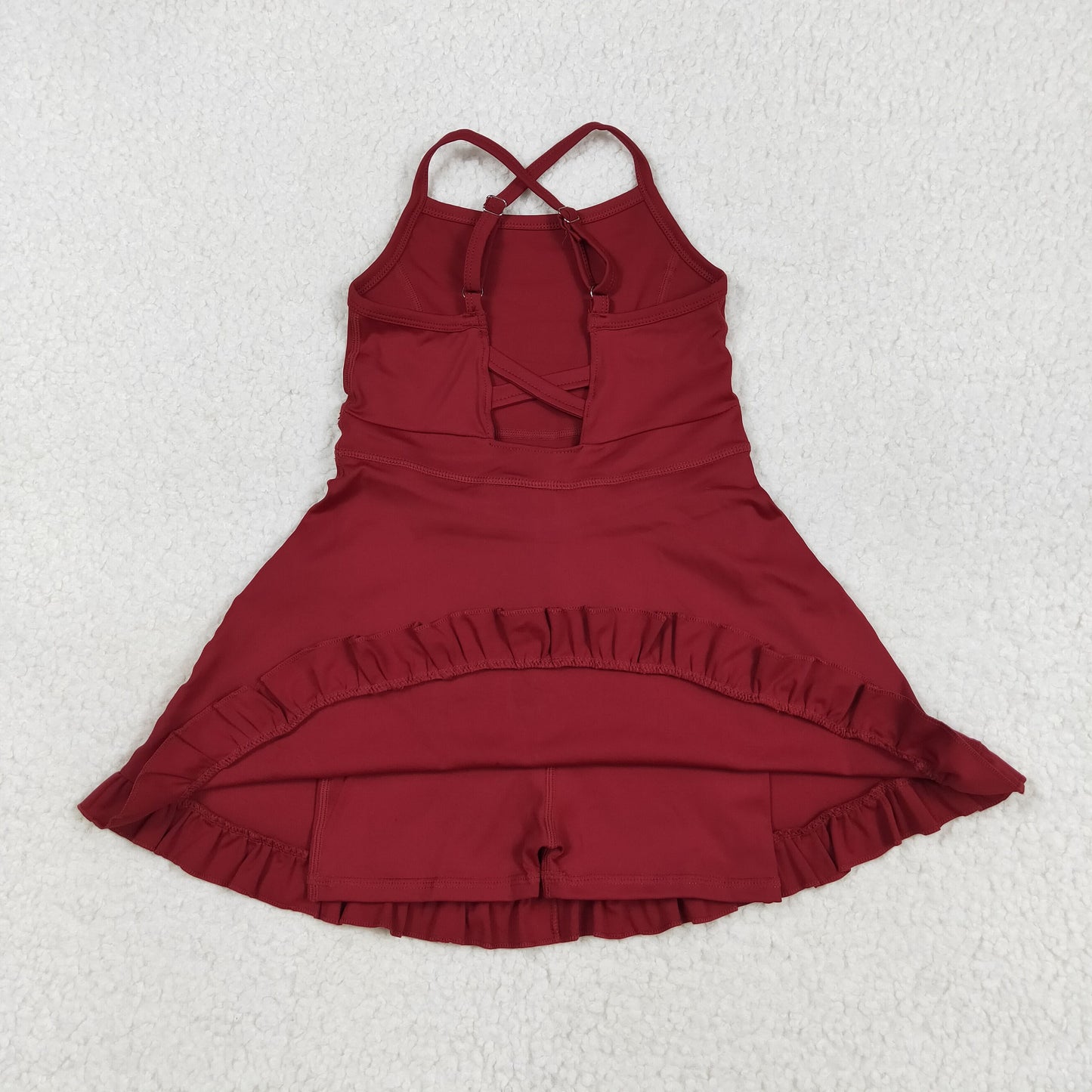 5 Colors Sibling Baby Girls Athletic Active Wear Knee Length Dresses