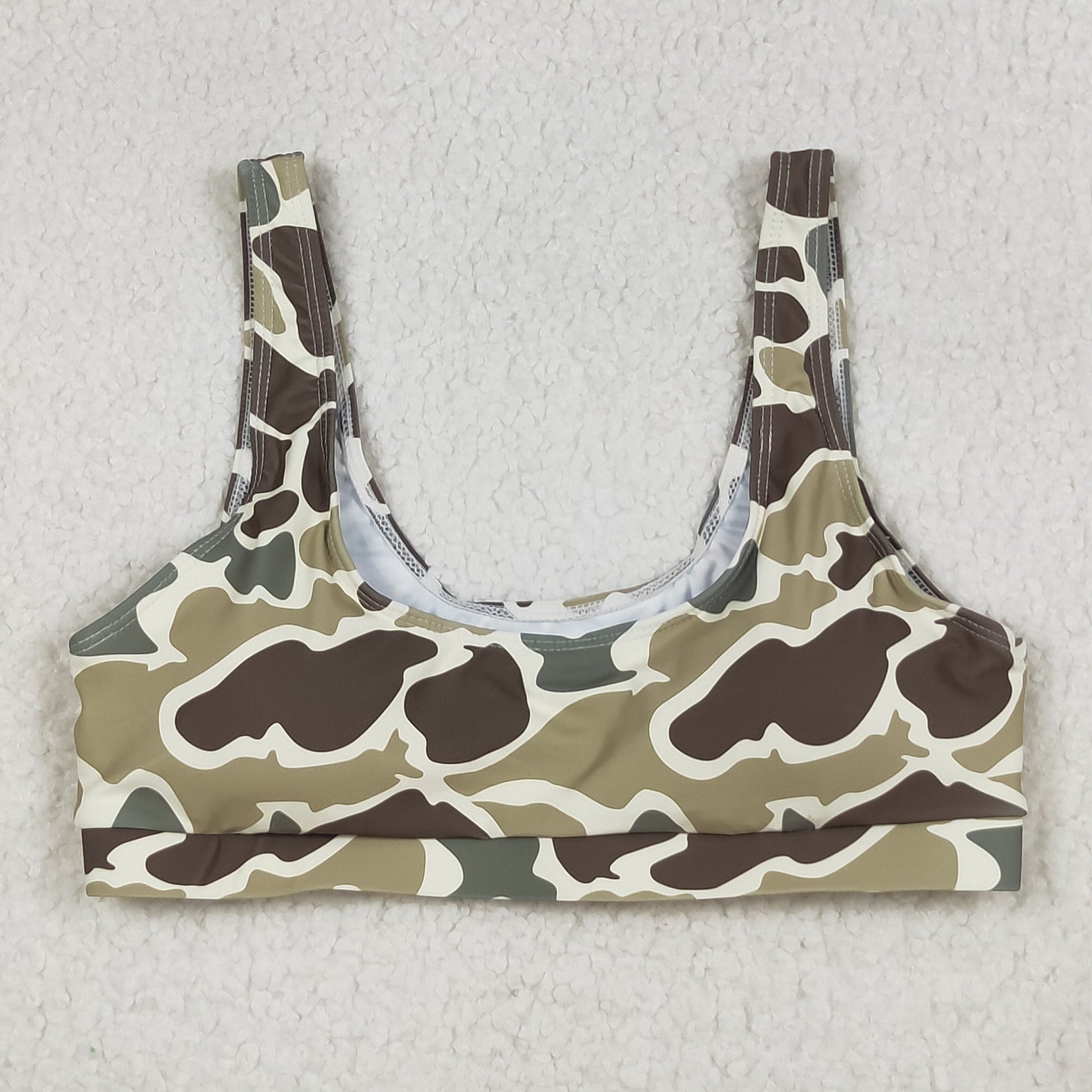 Sibling Adult Women Western Camouflage Top Bummies 2pcs Bikini Swimsuits Sets