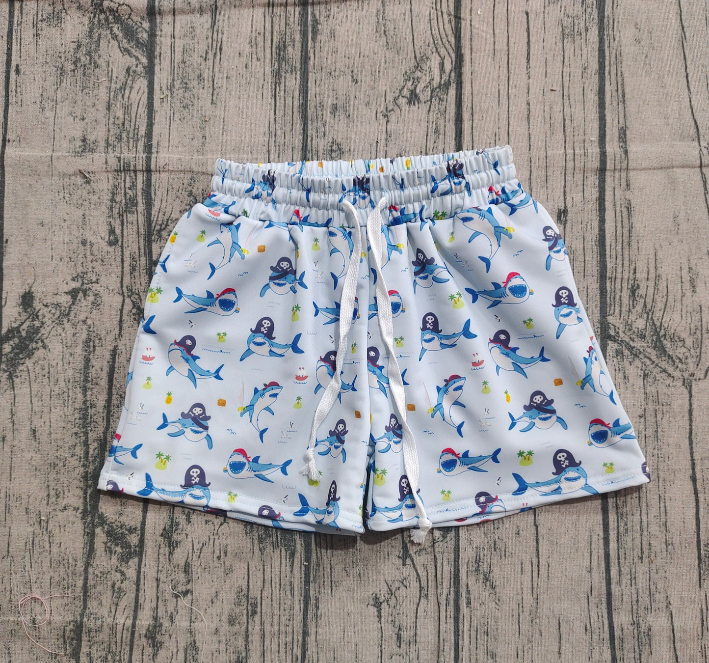 Baby Boys Sea World Swimming Sharks Trunks Bottom Preorder