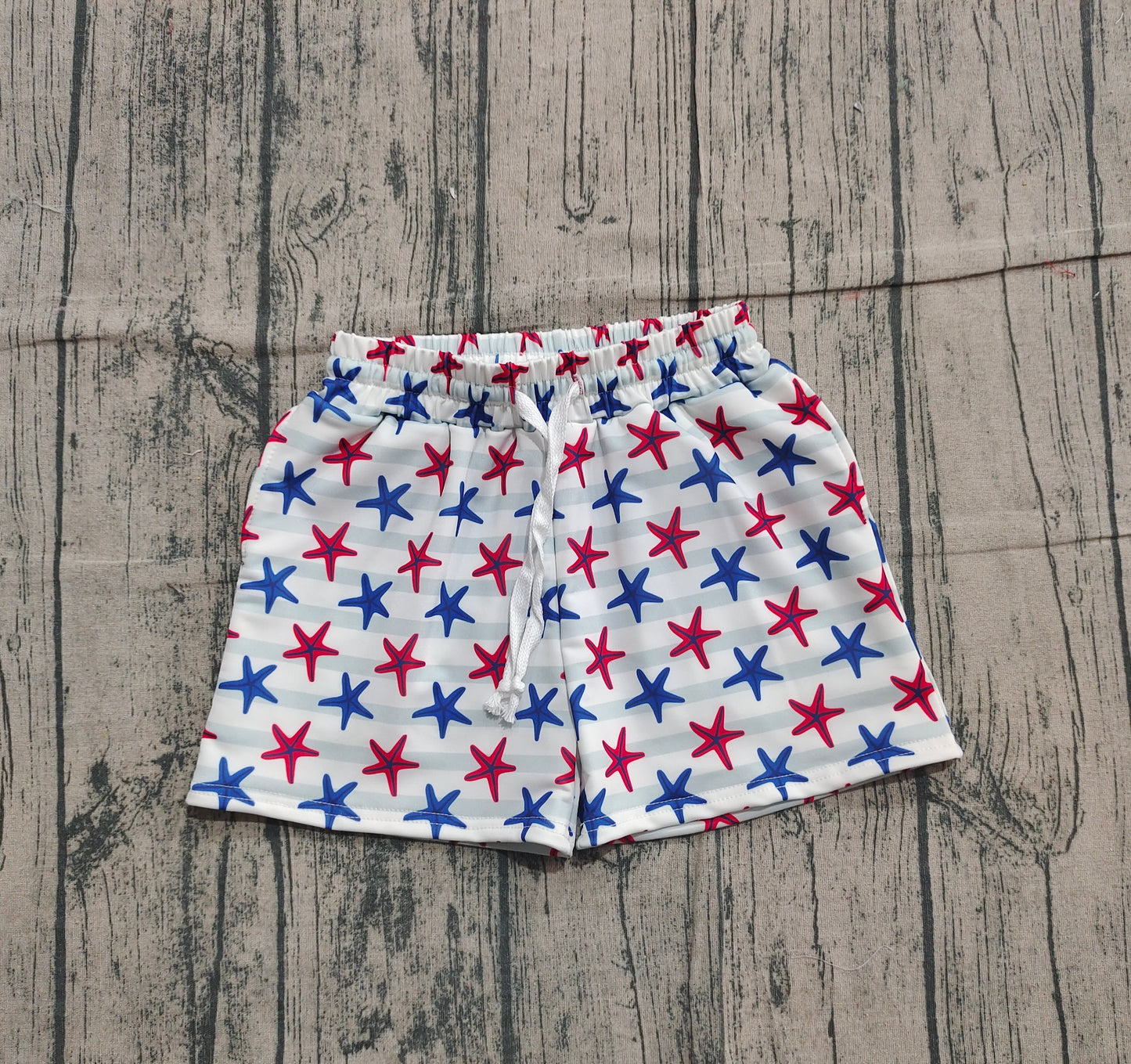 Baby Boys Sea World Swimming Stars Trunks Bottom Preorder