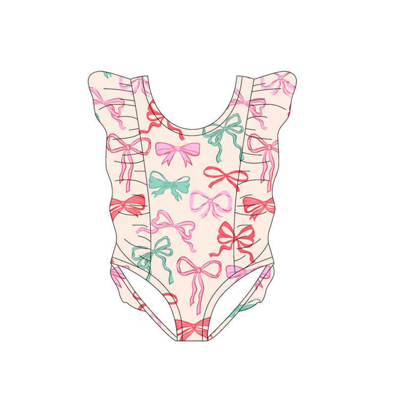 Baby Girls Colorful Bows Swimsuits Preorder