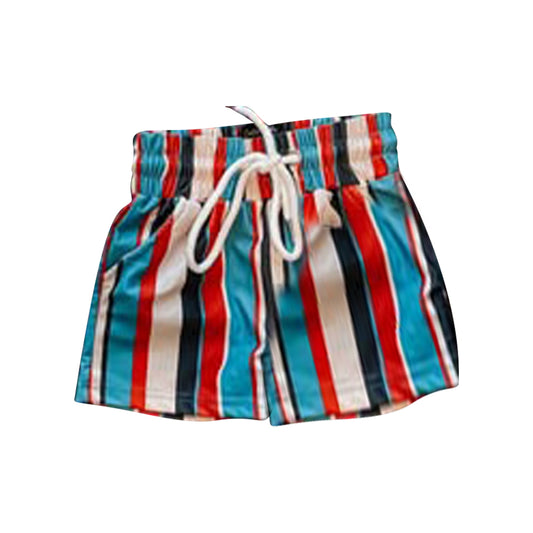 Baby Boys Western Stripe Pockets Swimming Trunks Preorder
