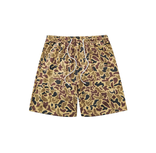 Adult Men Southern Khaki Camo Pockets Swimming Trunks Preorder