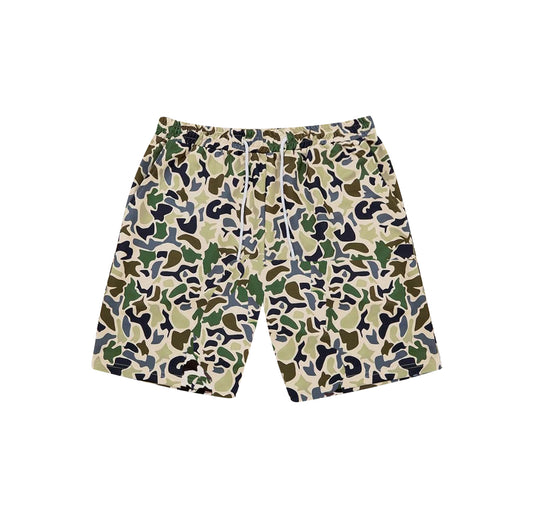 Adult Men Southern Olive Green Camo Pockets Swimming Trunks Preorder
