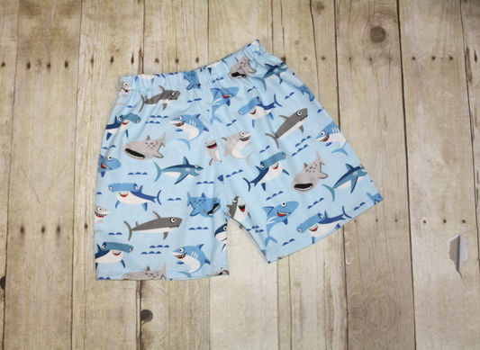 Baby Boys Sharks Swimming Trunks Bottom Preorder