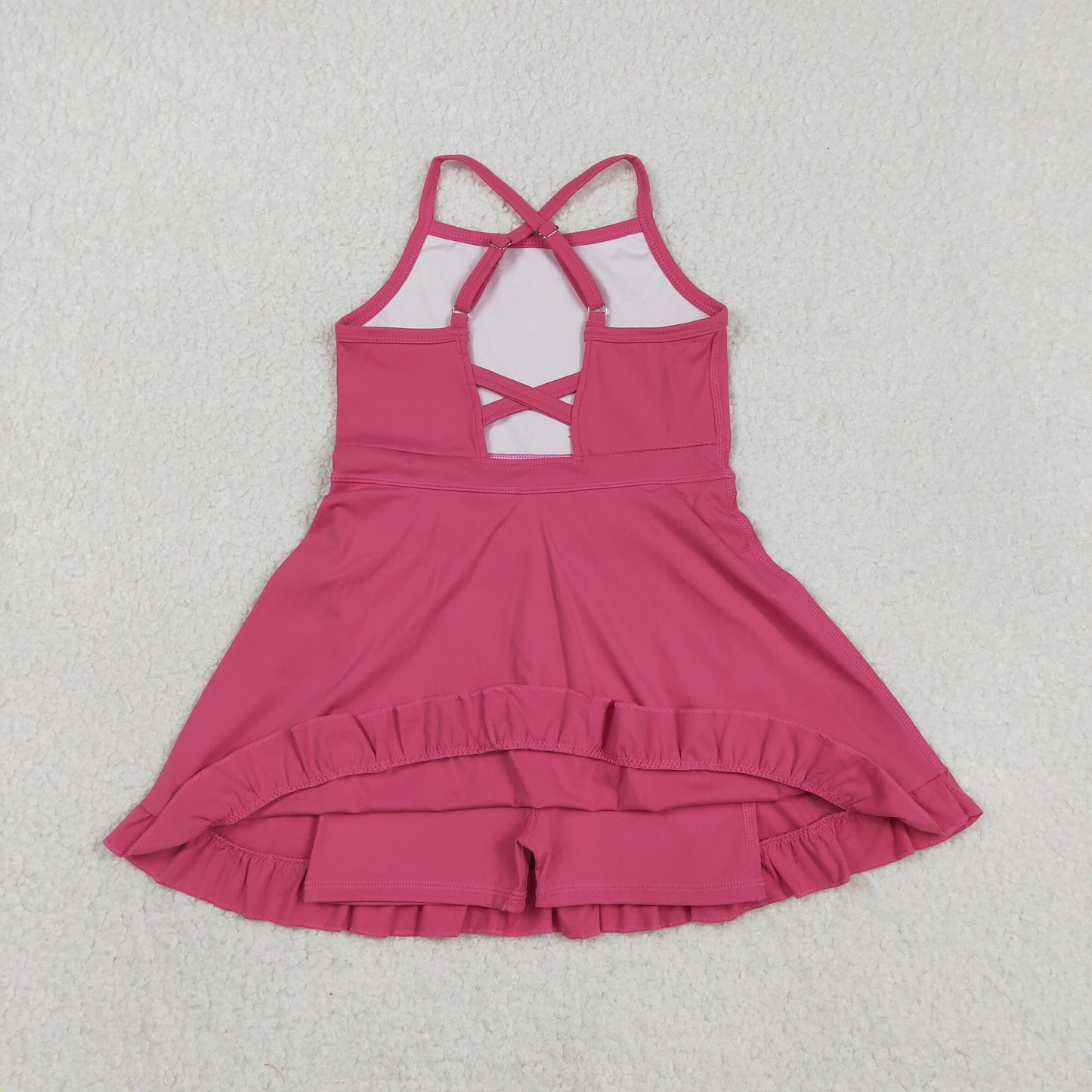Sibling Baby Girls Knit Knee Length Active Wear Athletic Dresses