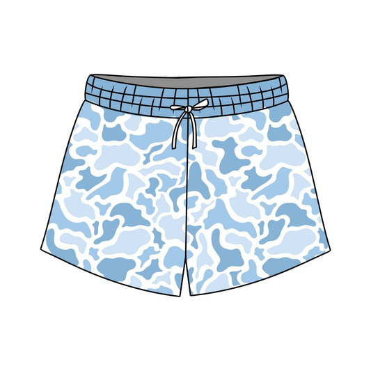 Baby Boys Southern Blue Camo Swimming Trunks Bottom Preorder