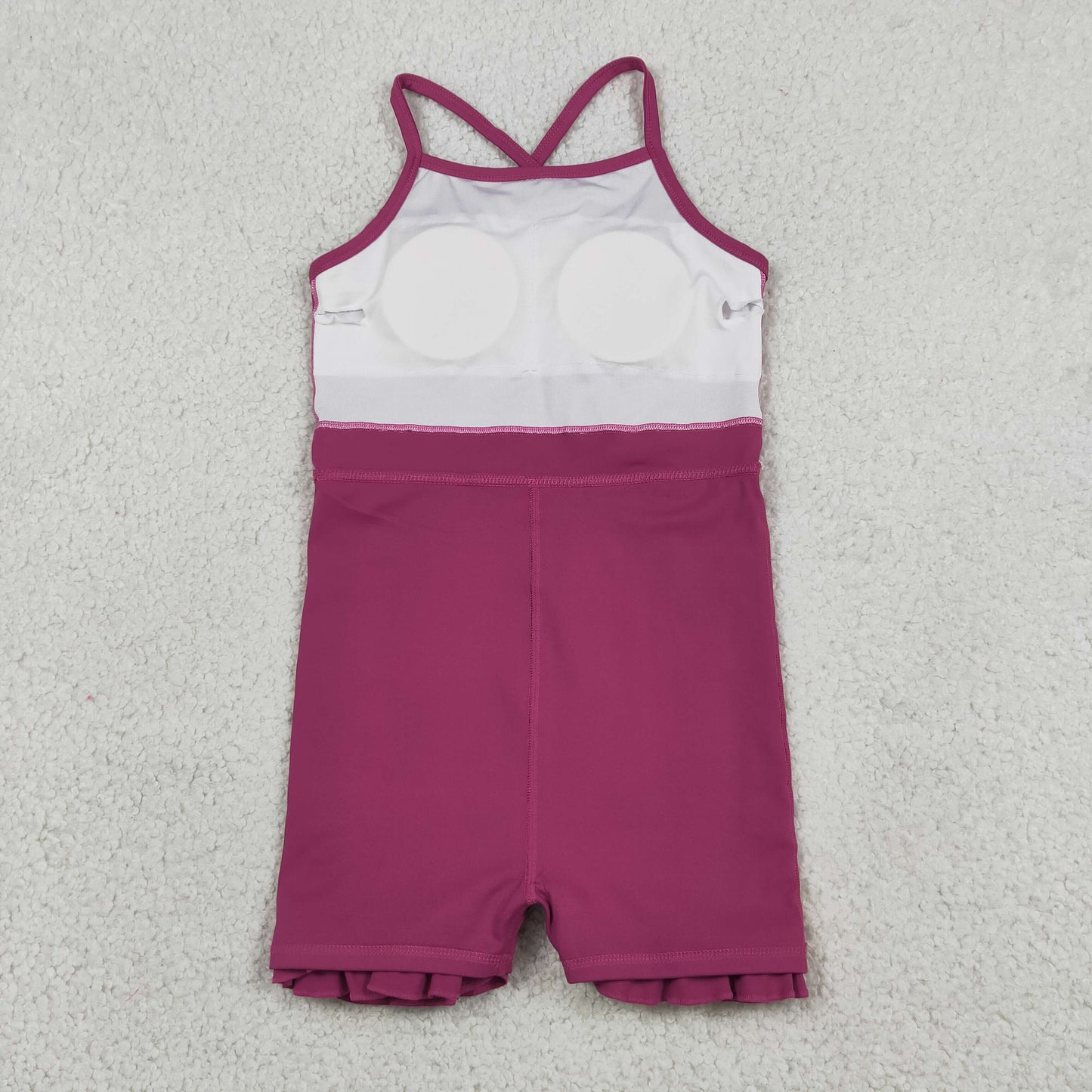 Baby Girls Wine Knit Knee Length Active Wear Athletic Dresses