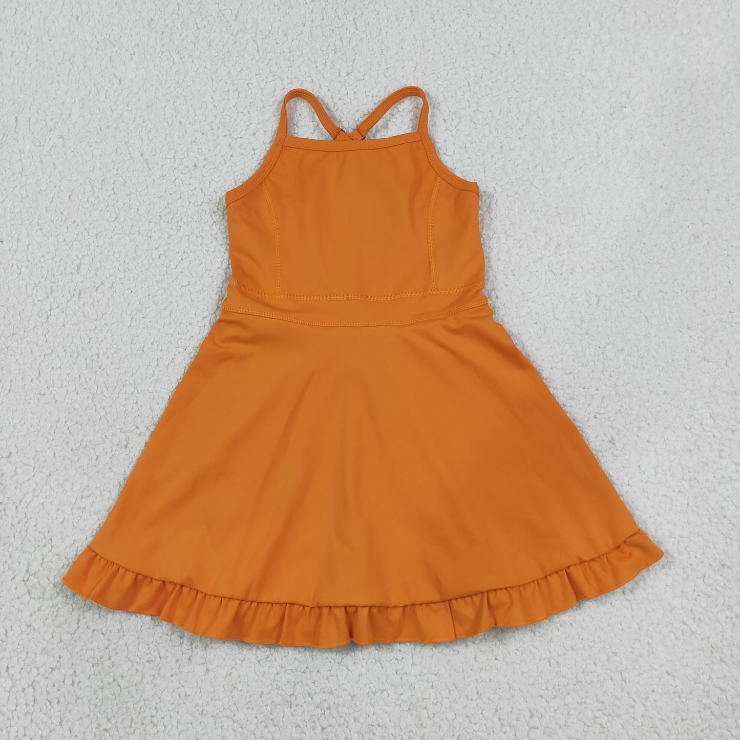 Sibling Baby Girls Knit Knee Length Active Wear Athletic Dresses