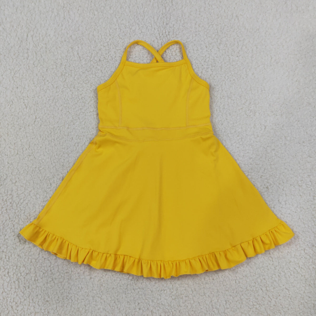 Sibling Baby Girls Knit Knee Length Active Wear Athletic Dresses