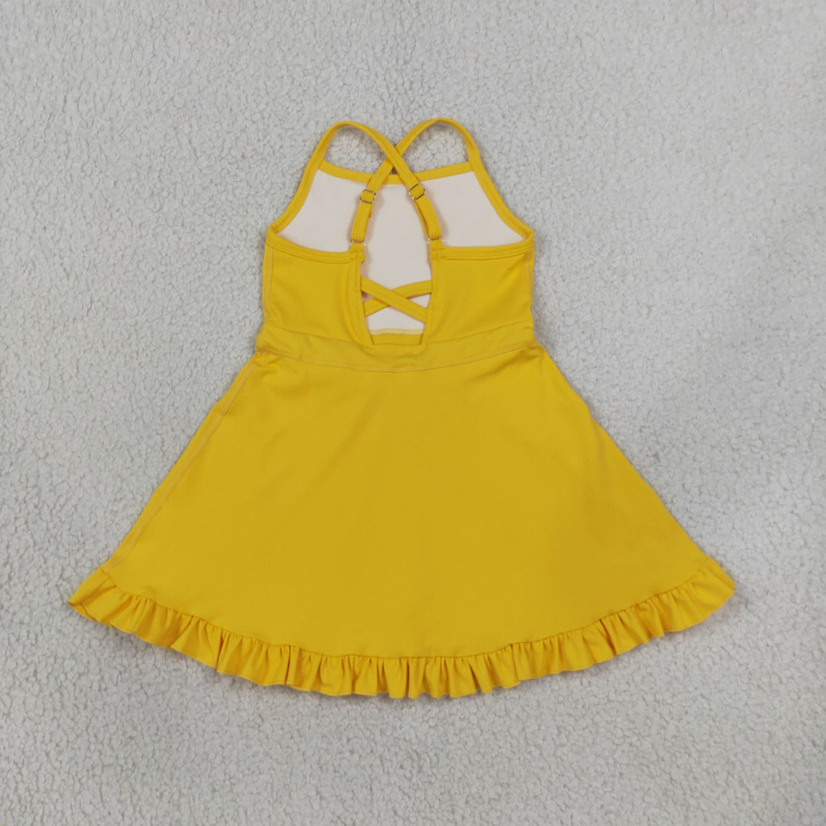 Sibling Baby Girls Knit Knee Length Active Wear Athletic Dresses