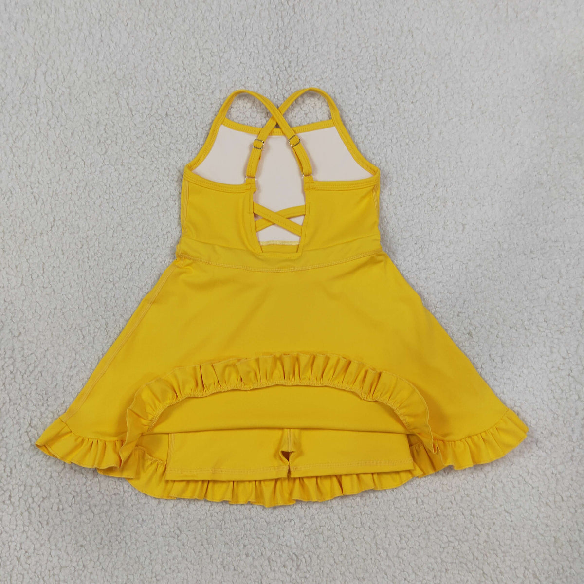 Sibling Baby Girls Knit Knee Length Active Wear Athletic Dresses