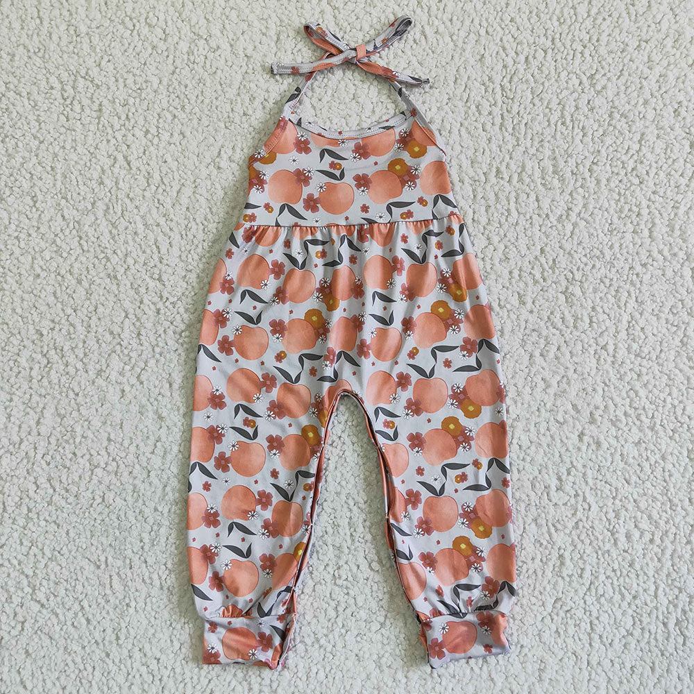 Sibling Baby Girls western Halter Pants Jumpsuits