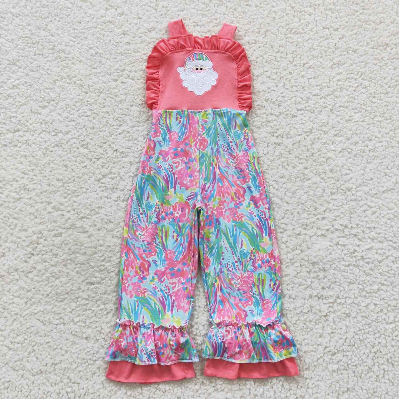 Sibling Baby Girls Embroidery Pants Romper Jumpsuits