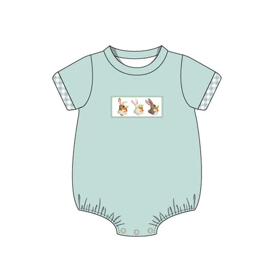 Baby Infant Boys Easter Rabbit Carrot Rompers preorder