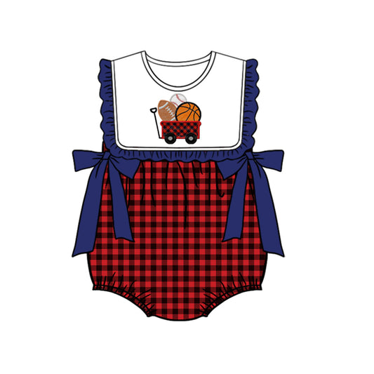 Baby Infant Girls Balls Sleeveless Rompers preorder