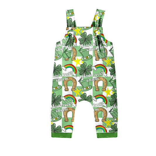 Baby Infant Boys St Patrick Day Quatroil Rompers preorder