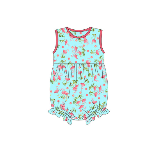 Baby Infant Girls Flaming Summer Sleeveless Rompers preorder