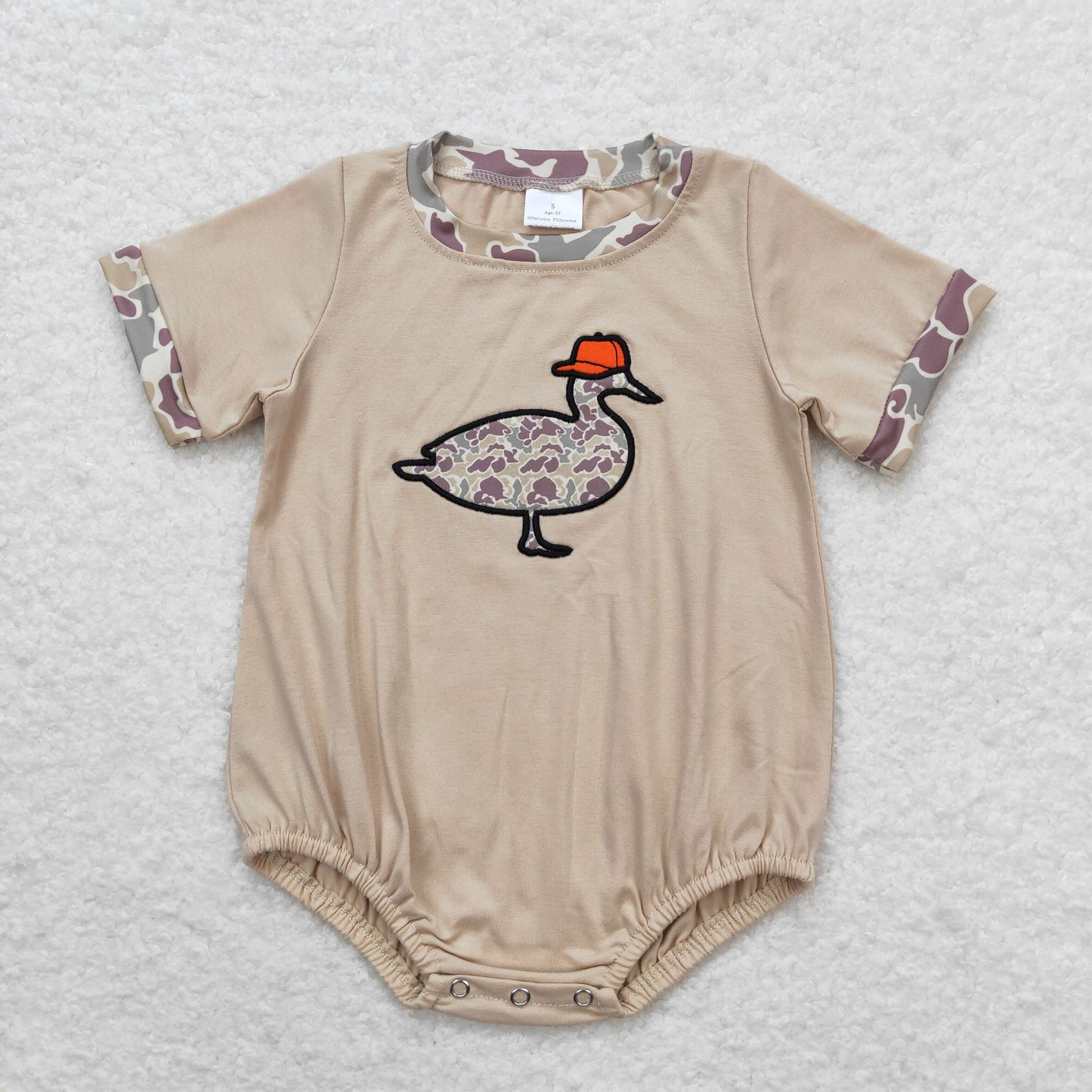 USA Shop Sibling Baby Boys Embroidery Ducks Camo Hunting Clothes Set Rompers