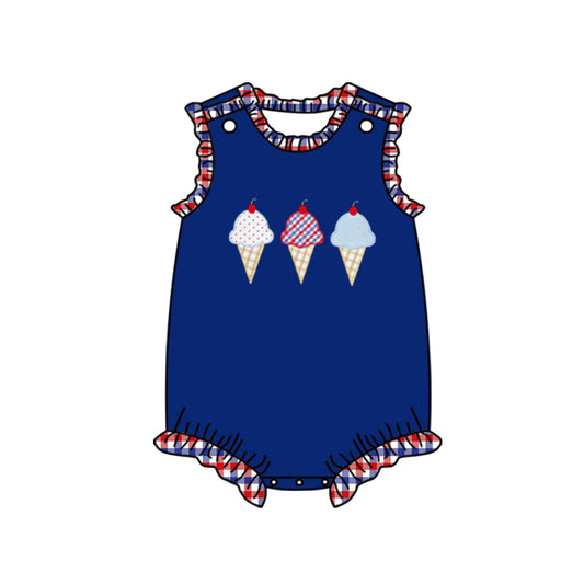 Baby Infant Girls Sleeveless Popsicle Summer Rompers preorder