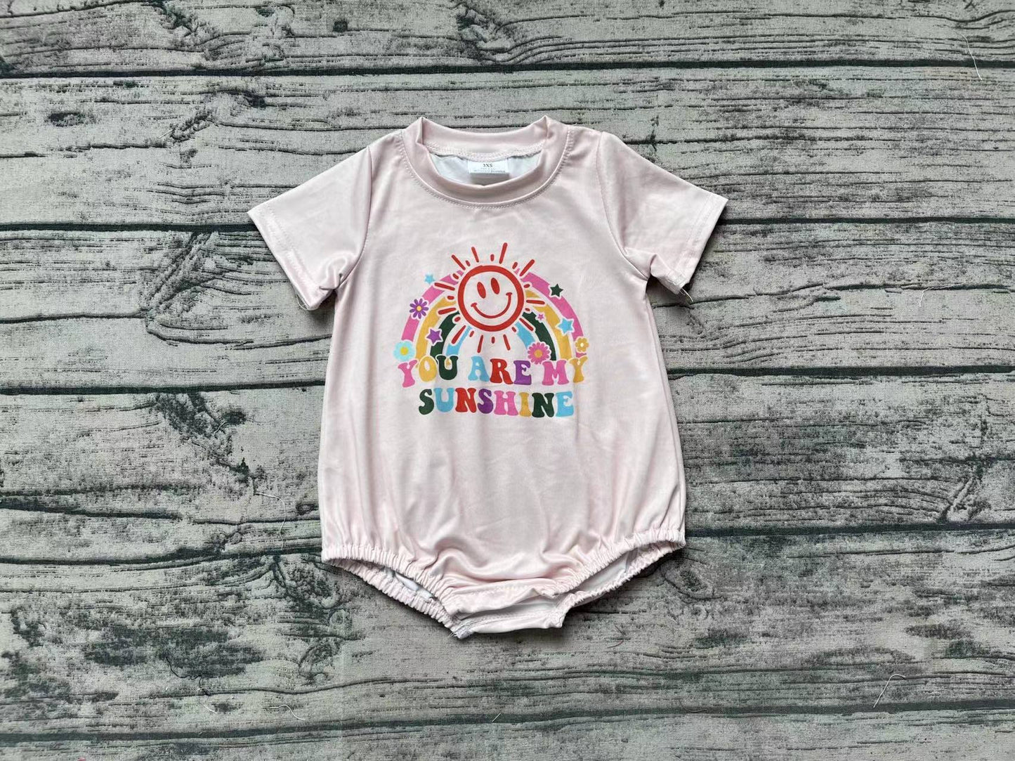 Baby Girls You Are My Sunshine Summer Rompers