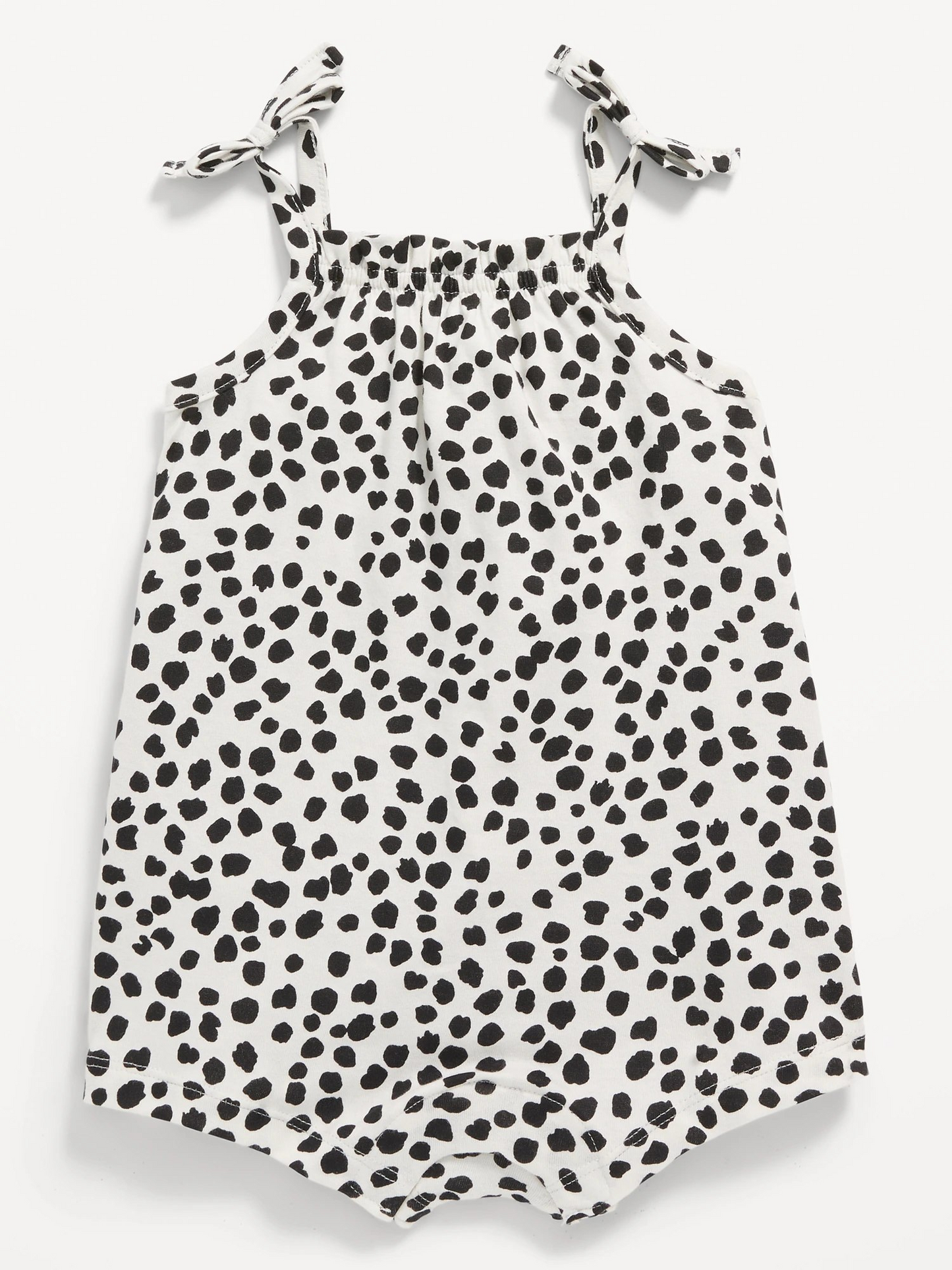 Baby Infant Girls Leopard Dots Straps Rompers preorder