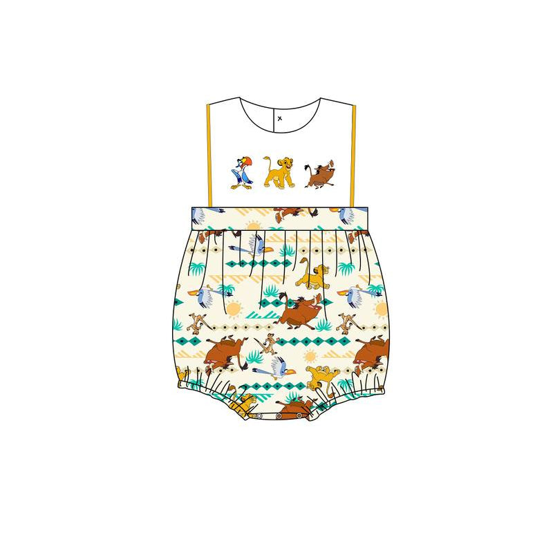 Baby Boys Summer Lion Cartoon Rompers preorder