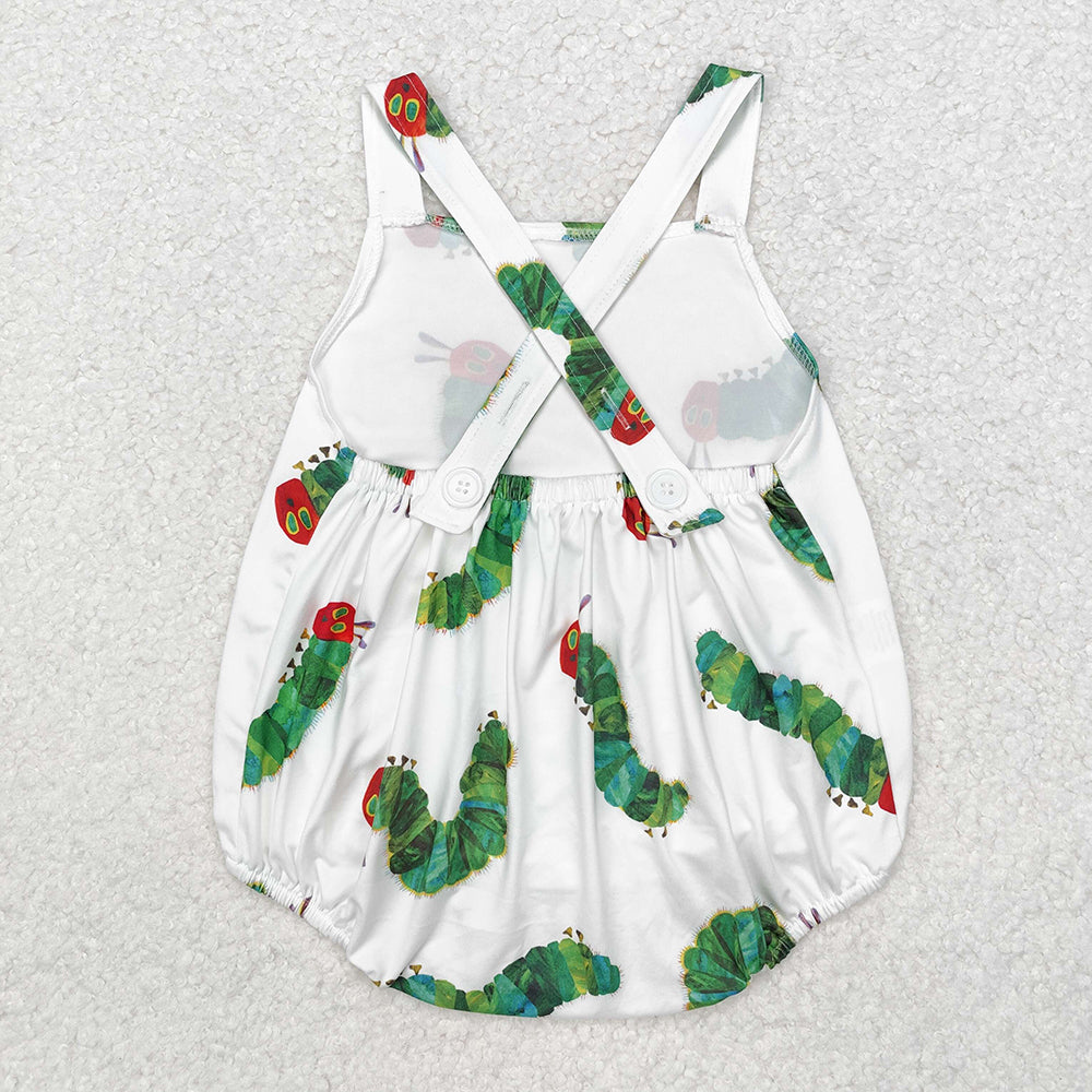 Baby Boys Caterpillar Straps Summer Rompers