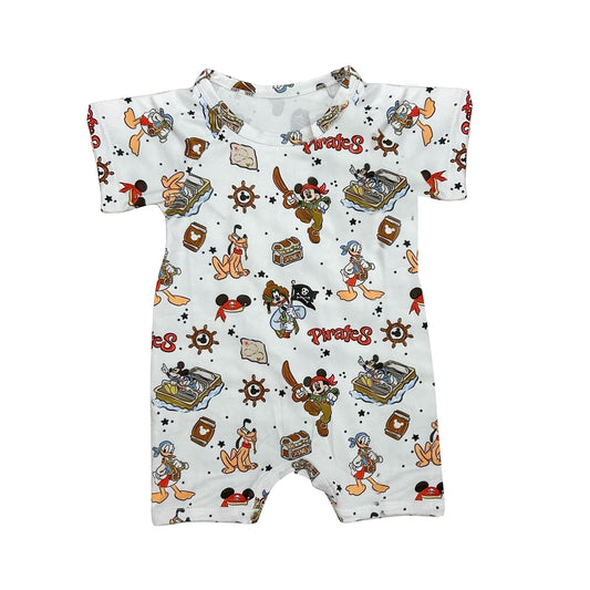 Baby Infant Boys Cartoon Mouse Short Sleeve Rompers preorder