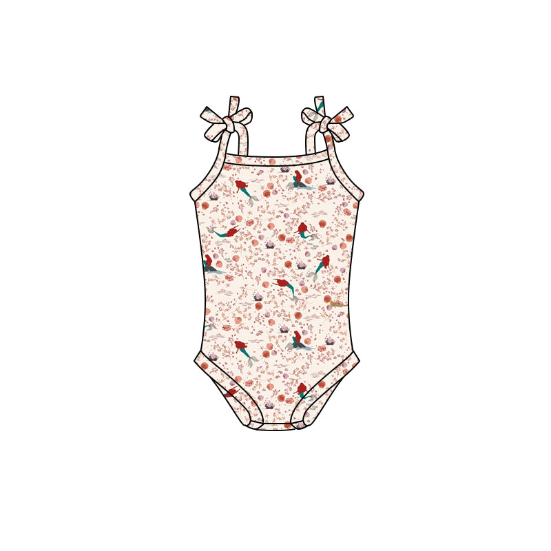 Baby Infant Girls Mermaid Straps Rompers preorder