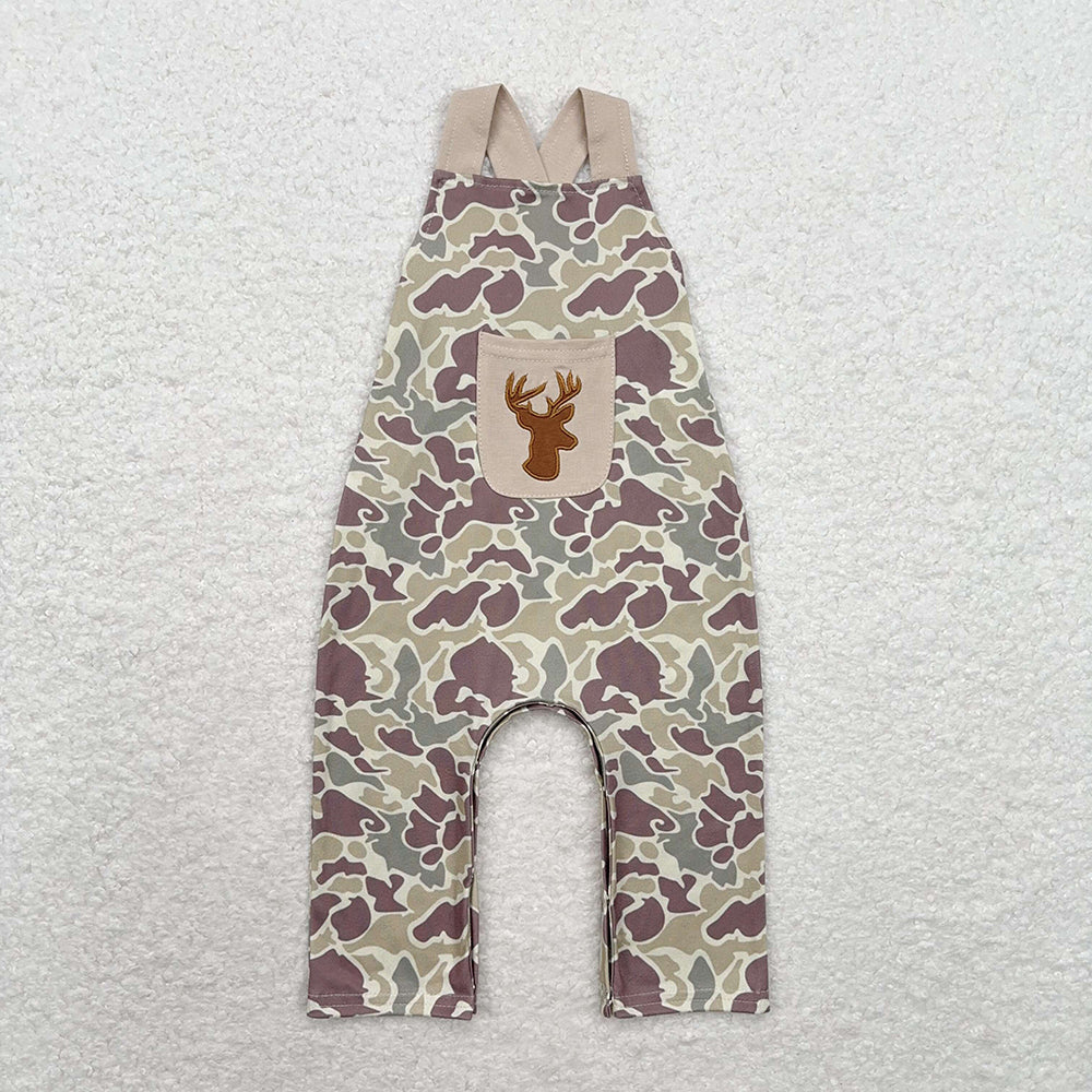 USA Shop Baby Boys Deer Camo Pants Hunting Jumpsuits Rompers