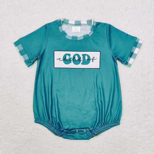 Baby Infant Toddler Child Of God Short Sleeve Rompers