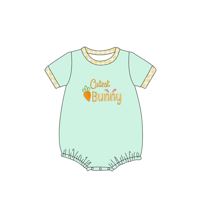 Baby Infant Boys Easter Cute Bunny Carrot Rompers preorder