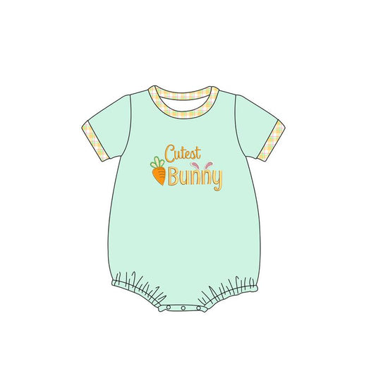 Baby Infant Boys Easter Cute Bunny Carrot Rompers preorder