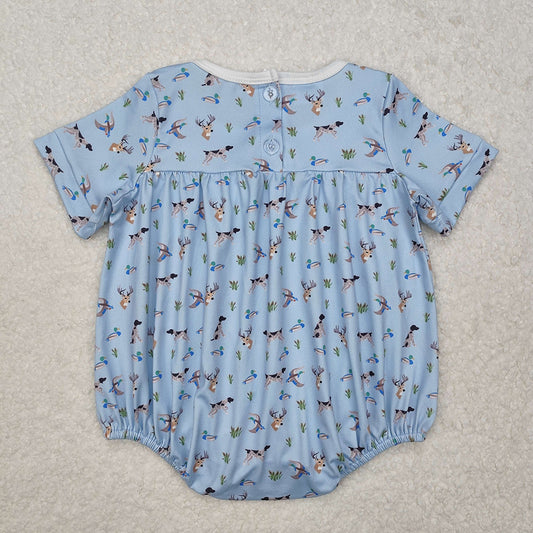 Baby Infant Girls Dog Duck Deer Hunting Rompers