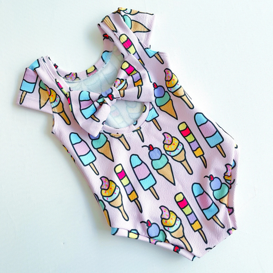 Baby Infant Girls Popstick Bow Rompers preorder