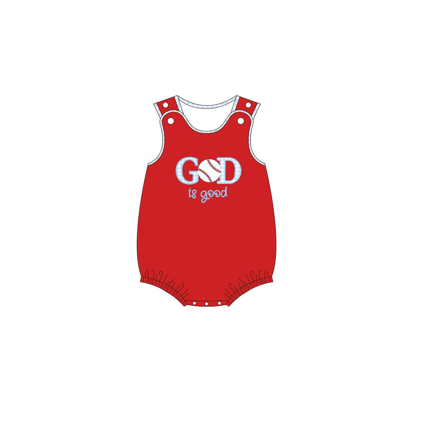 Baby Infant Boys God is Good Baseball Rompers preorder