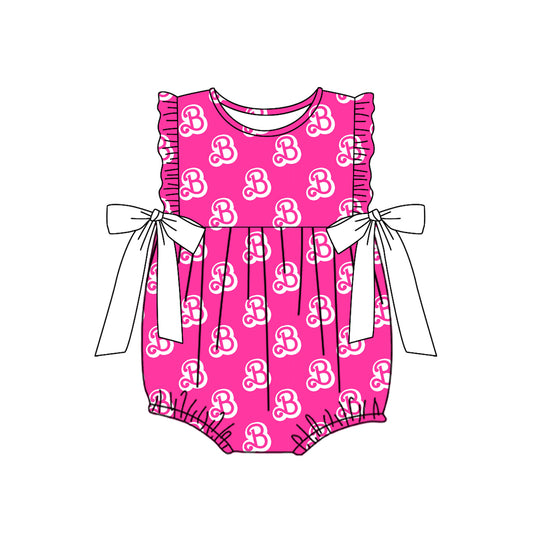 Baby Infant Girls Doll B Bows Ruffle Rompers preorder