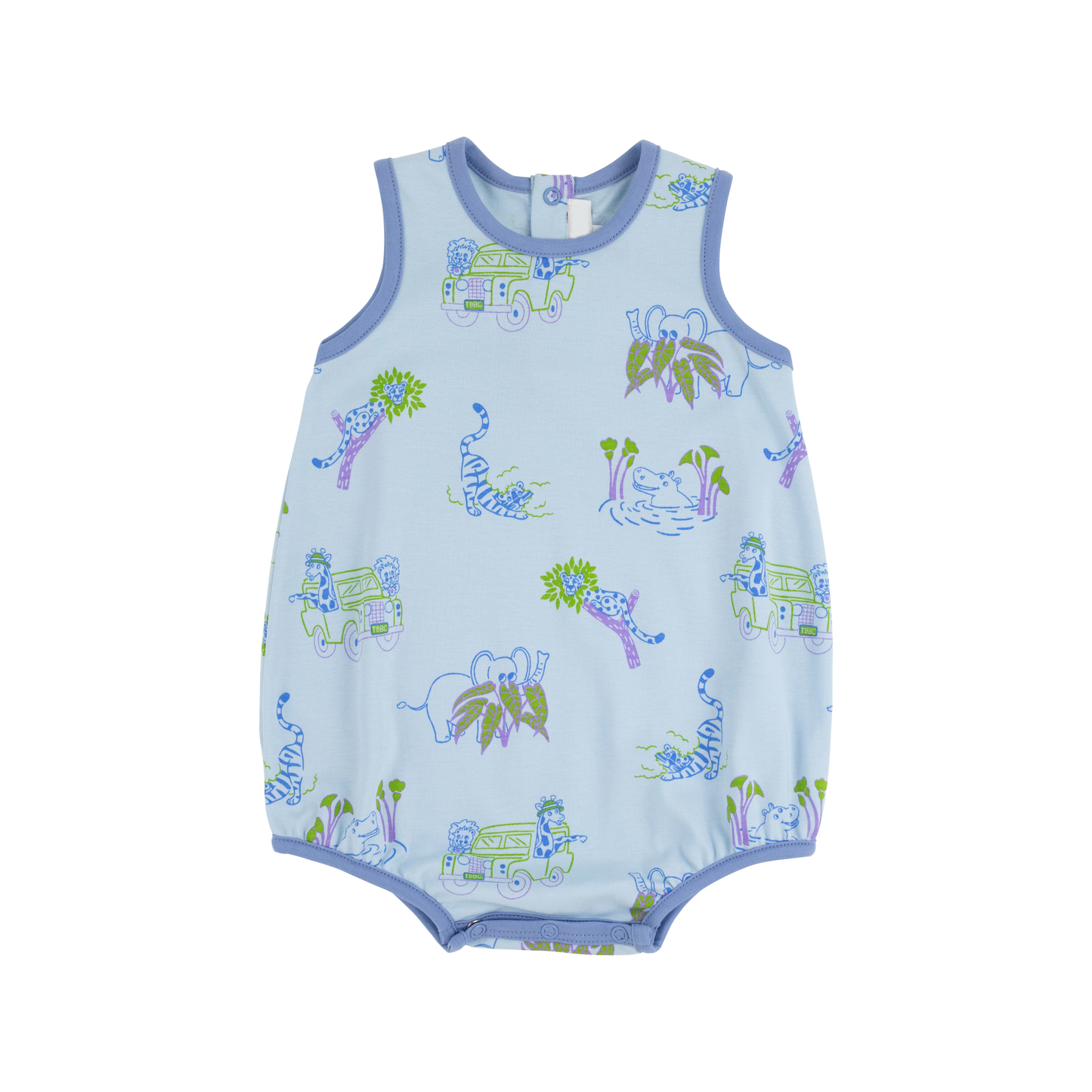 Baby Infant Boys Animals Forest Sleeveless Rompers preorder