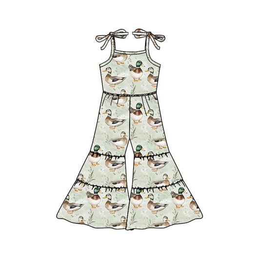 Baby Girls Mallard Ducks Hunting Straps Jumpsuits preorder