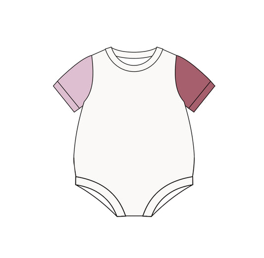 Baby Infant Kids Lavender Brown Sleeves Rompers Preorder