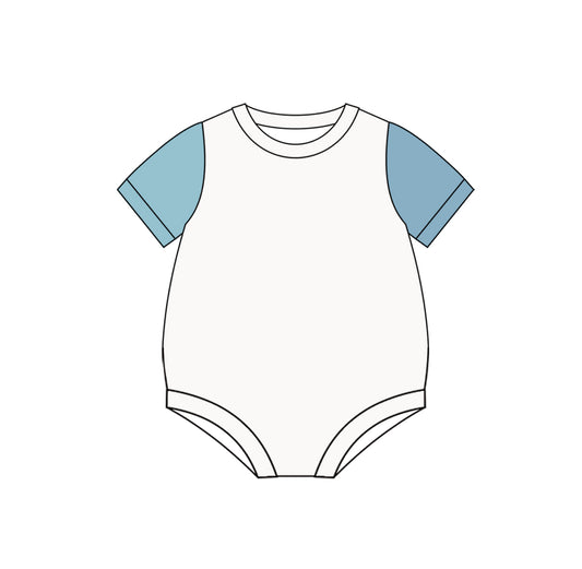 Baby Infant Kids Blue Sleeves Rompers Preorder