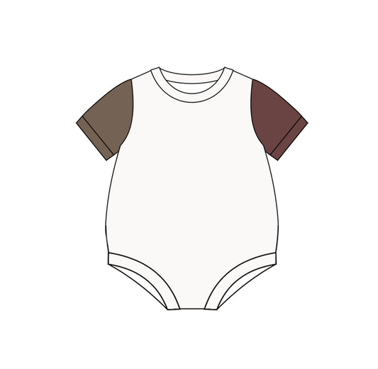Baby Infant Kids Dark Brown Sleeves Rompers Preorder